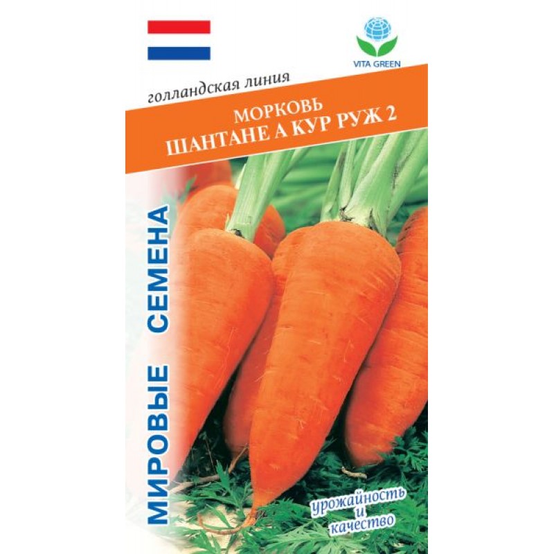 Морковь Шантане А Кур Руж2 1г VITA GREEN
