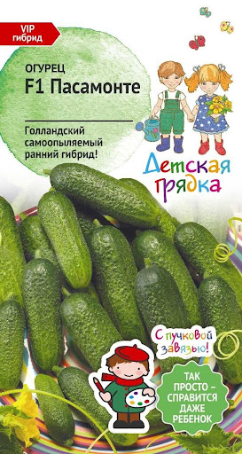 Огурец Пасамонте 10 шт Детская грядка