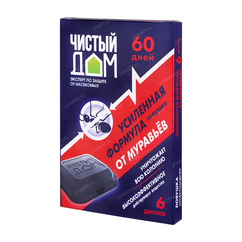 Ловушка усиленного действия ЧД от муравьев (уп 6 шт ) (50шт)#