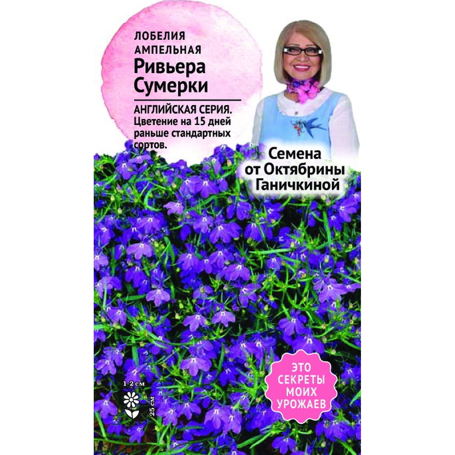 цЛобелия Ривьера Сумерки 10 шт (семена от Ганичкиной)