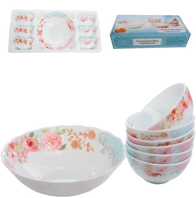 Набор салатников стеклокерамика 7пр Барс (уп.12)