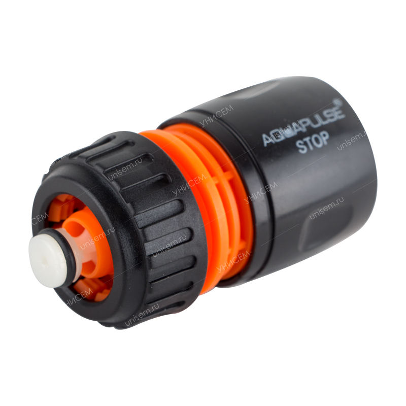 Коннектор со стопом 1/2" - 5/8" AP 1003 КРАТНО 25шт, цена за 1шт (25шт)#