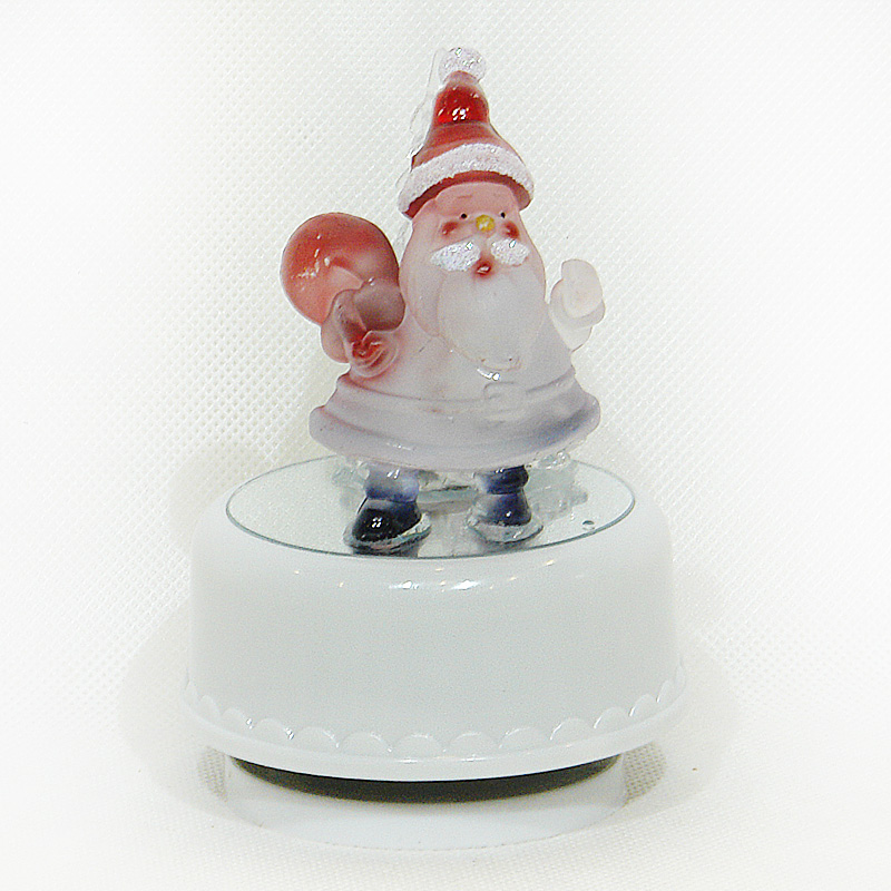 Сувенир Дед Мороз с елкой, подсветка, музыка (120 шт)