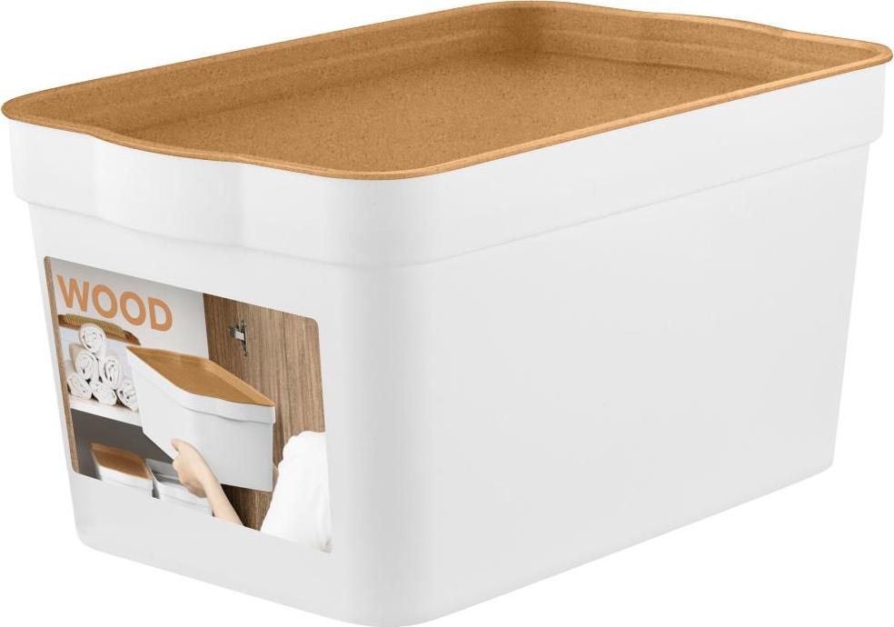 Ящик для хранения Wood 2,3л 21,1х14,1х11см (уп.11)