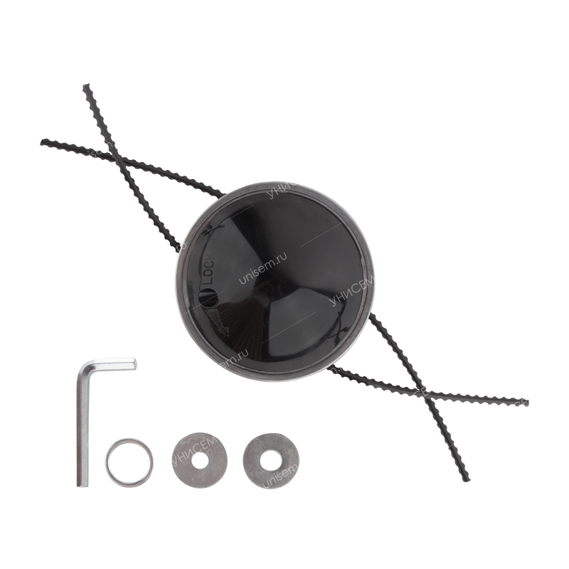 Катушка для триммера 50, паук, алюминий, универсальная, пос.25.4мм, Чеглок (100)#