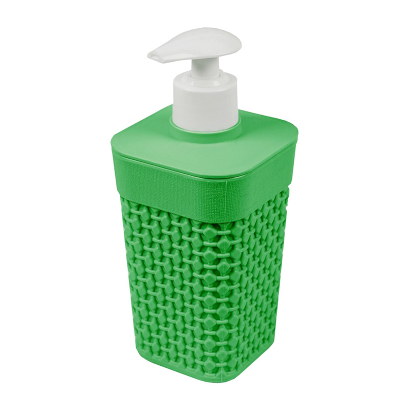 Диспенсер для жидкого мыла OSLO бархатно-зеленый (16шт)