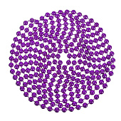 Бусы декоративные 270см d0,73см, пластик, фиолетовый A05 (уп.140)