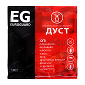 Дуст Euroguard от тараканов, муравьев, клопов, блох 100 г (50 шт)
