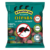 Брикеты Эфа Профи Крысогон ассорти (сыр, пиво, ваниль) 120 г (20 шт)