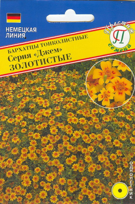 цБархатцы Джем золотистые 10шт