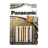 Батарейка Panasonic LR03 Everyday Power  (4+2шт.)  цена за 1шт.