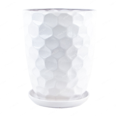 Горшок Соты 3,5л большой с поддоном