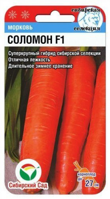Морковь Соломон 2г