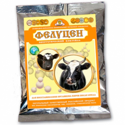 Фелуцен энергетический коктейль для новотельных коров 700г