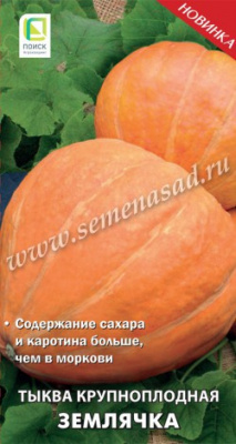 Тыква Землячка 10шт крупноплодная