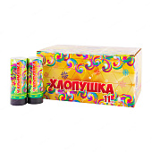 Хлопушка пружинная 11см фольгированное конфетти КРАТНО 24 шоубокс цена за 1шт