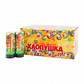 Хлопушка пружинная 11см фольгированное конфетти КРАТНО 24 шоубокс цена за 1шт