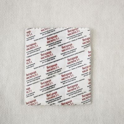 Янтарная кислота 5 г (50/500шт)