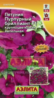 цПетуния Пурпурный бриллиант 5шт