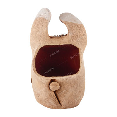 Кашпо Кролик с морковкой 24*14*11см