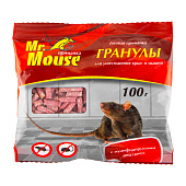 Гранулы Mr. Mouse от грызунов 100 г (50 шт)