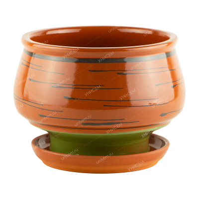 Горшок Бегония 2л с поддоном (уп.12)