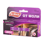 Пластины Dr. Klaus от моли лаванда 10 шт (24 шт)