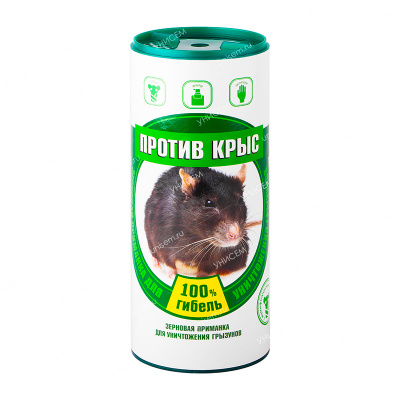 Зерно против крыс в банке 250г (12шт) #