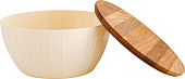 Салатник Rosemary 2,8л с деревянной крышкой (уп.6)#