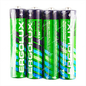 Батарейка Ergolux R03 спайка (4шт/60шт) цена за 1шт#