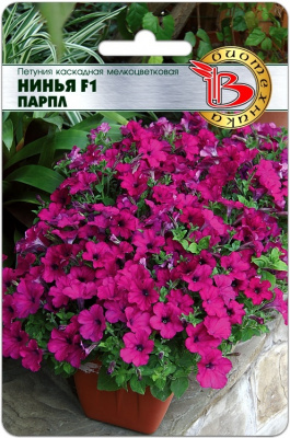 Петуния Нинья парпл каскад. мелкоцв.5шт