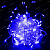 Гирлянда сетка LED (160л) LW1 Синий проз.провод 1,5х1,5м  (60 шт)