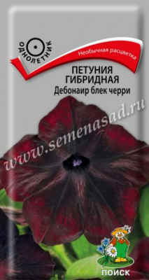 цПетуния Дебонаир блек черри 5шт