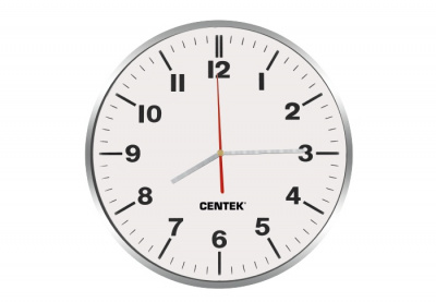 Часы настенные Centek (White) d30см кварц. механизм (уп.12)