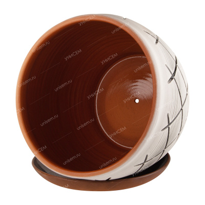 Горшок Плетеный 10л с поддоном