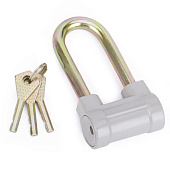 Замок навесной Алюминий 60мм с длинной дужкой (уп.12)