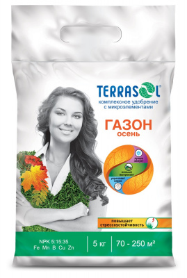 Удобрение TerraSol Газон Осень 5 кг (5 шт)