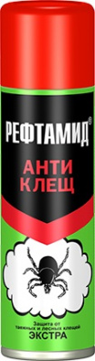Аэрозоль Рефтамид Экстра Антиклещ 145мл (24шт)