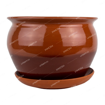 Горшок "5" 6л с поддоном