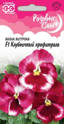 цВиола Клубничный профитроль 5шт Розовые сны