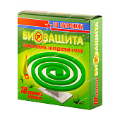 Спирали Оборонхим Биозащита зеленые 10 шт (60 шт)