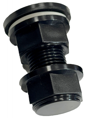 Отвод из бака (1/2', черный) (50шт)