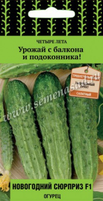 Огурец Новогодний сюрприз 12шт (Четыре лета)