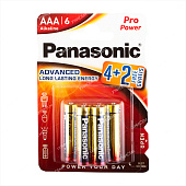 Батарейка Panasonic LR03 PRO Power  (4+2шт.) цена за 1шт.