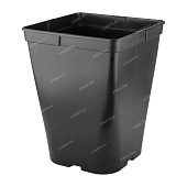Горшок для рассады 11л 23*23*30 квадрокруг твердый (литой)