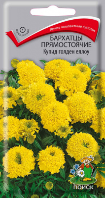 Бархатцы Купид голден еллоу прям. 0,2г