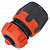 Коннектор со стопом 1/2" - 5/8"  LX 1003R, цена за 1шт (25шт)#