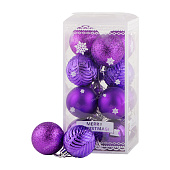 Набор шаров 5см 16шт фиолетовый (уп.72)
