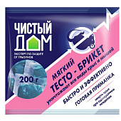 Тесто-брикет Чистый дом от крыс 200 г (50 шт)