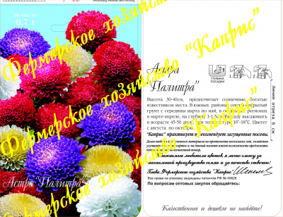 цАстра Палитра/Помпонная смесь (20пак*1г)